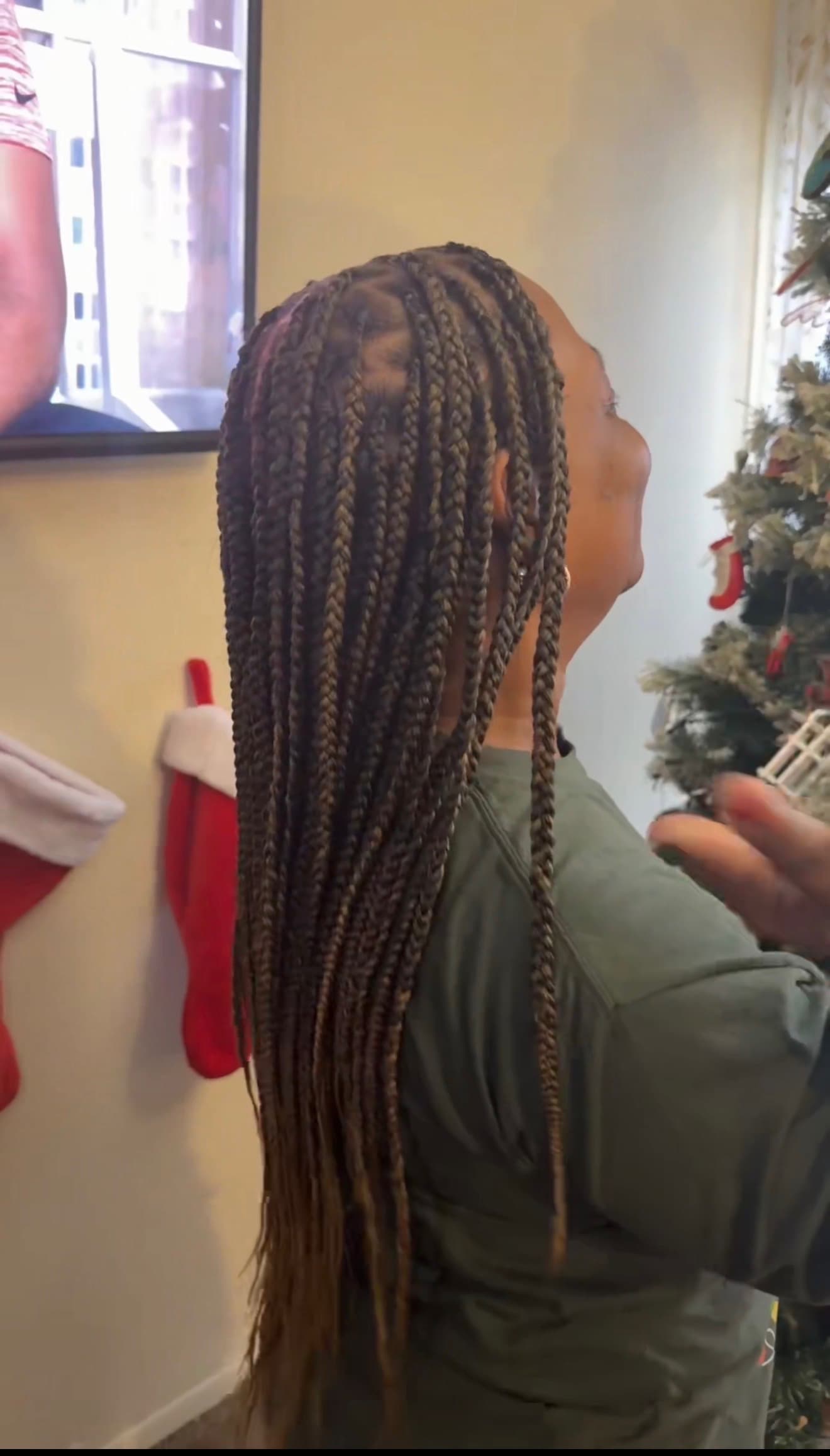 Box braids hairstyle