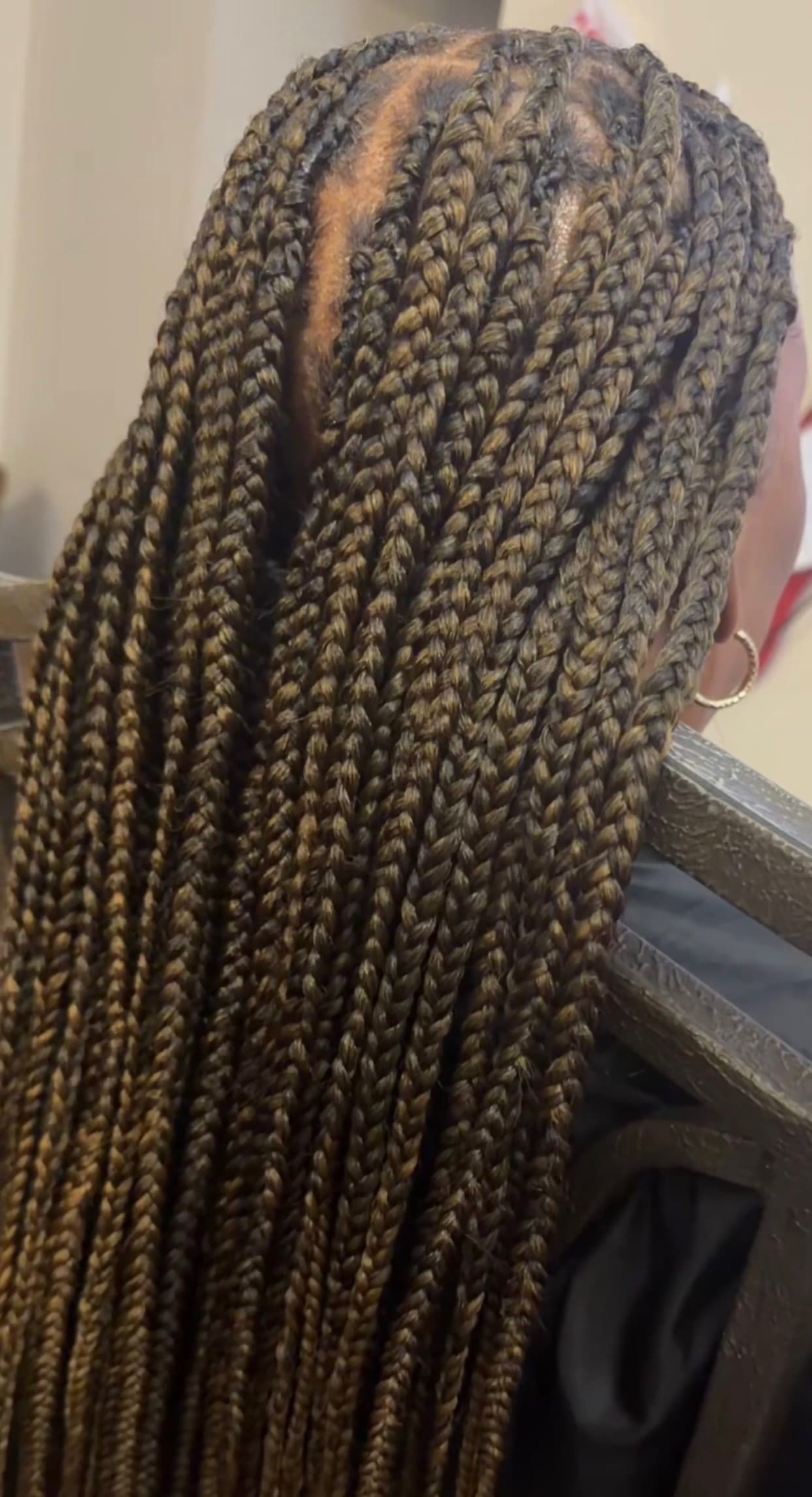 Cornrow braids