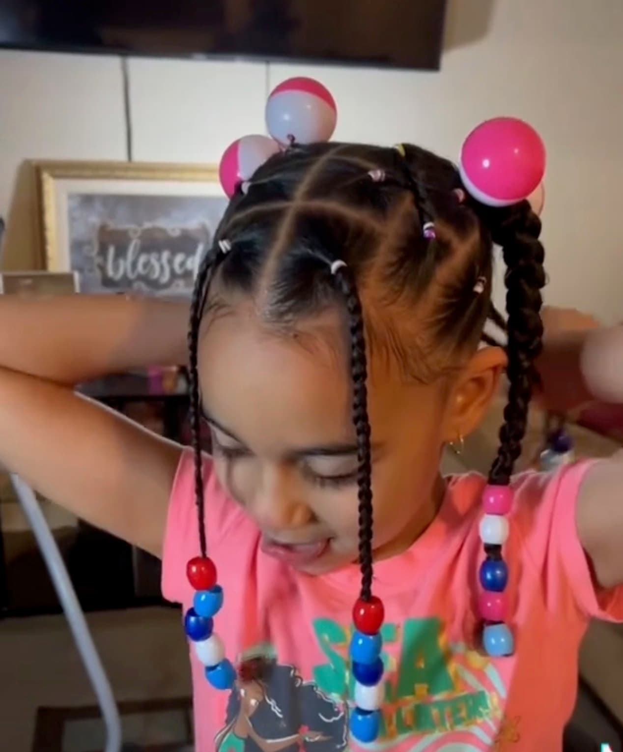 Kids Braids with Beads